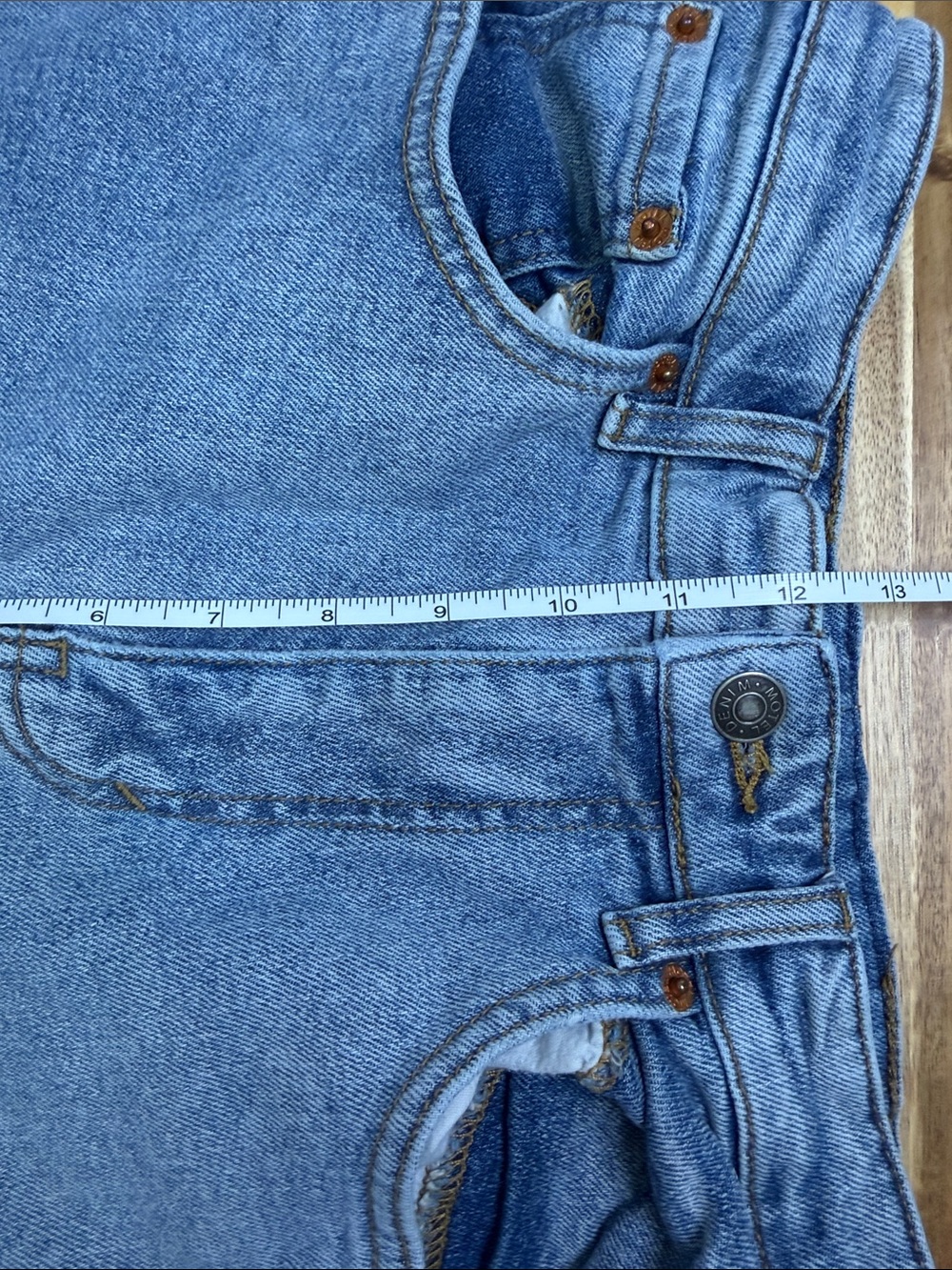 Motel Rocks High Rise Wide Leg Jeans - Picture 7 of 8